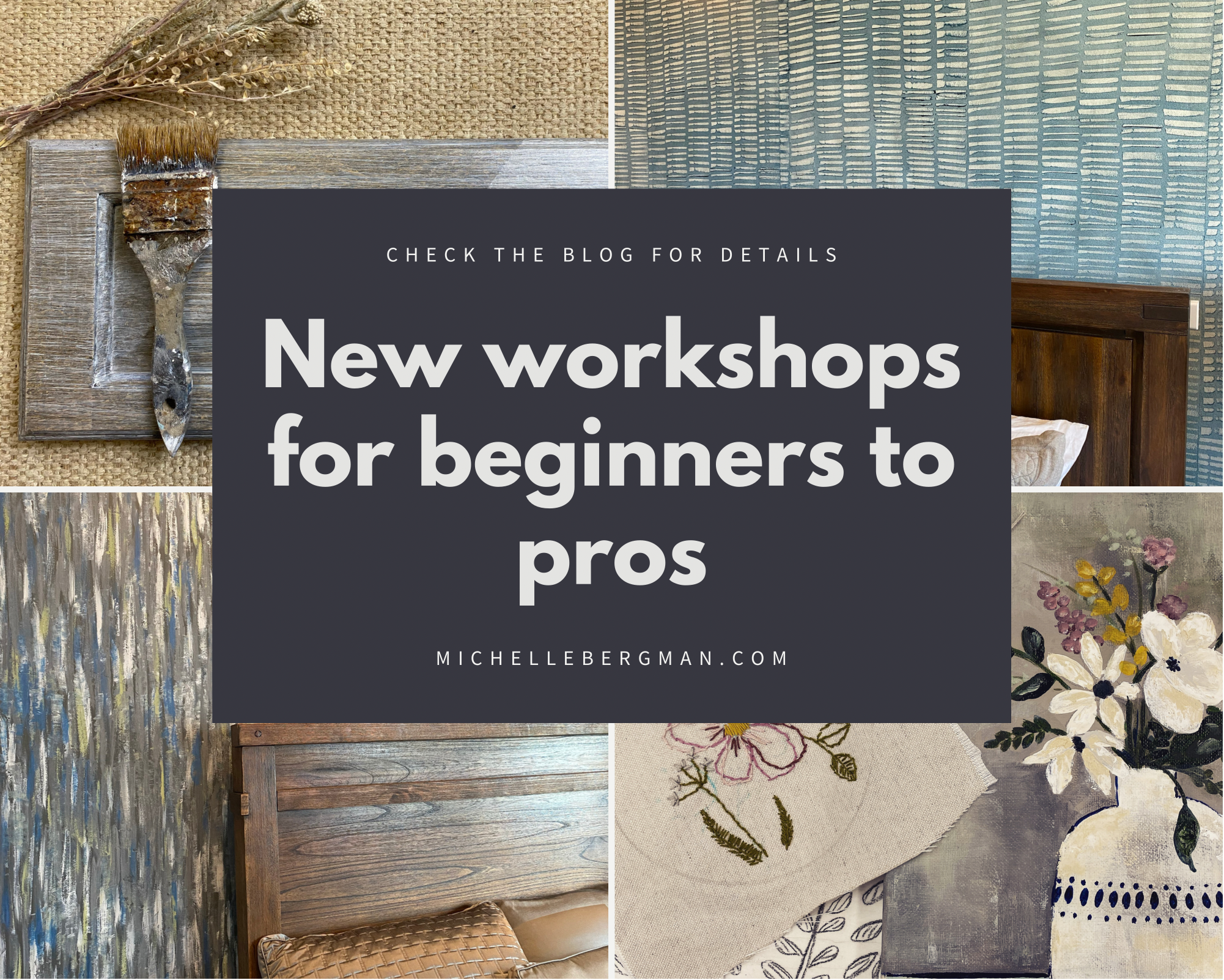 New workshops for everyone from beginners to pros